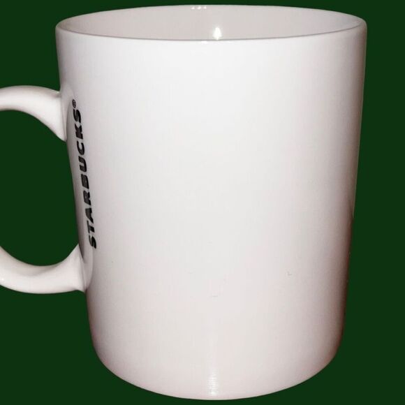 NEW Starbucks Ceramic Classic Mug Cup 2016 12 Fl Oz Siren Green Logo - Picture 4 of 7